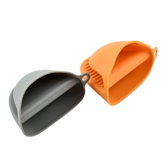 Premium Quality Kitchen Silicone Heat Resistant Gloves Clips Insulation Non Stic - Picture 5 of 16